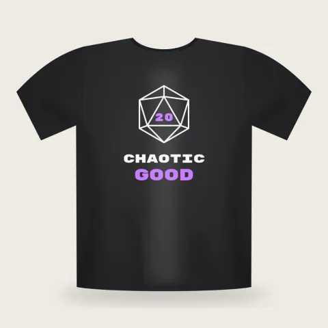 Chaotic Good graphic T-shirt