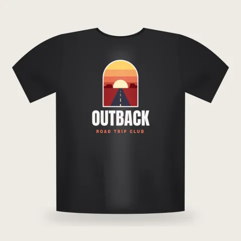 Outback Road Trip Club graphic T-shirt