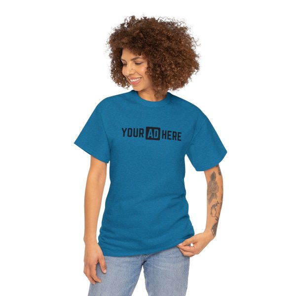 Your Ad Here Unisex Heavy Cotton T-Shirt - Image 145