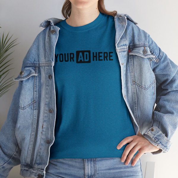 Your Ad Here Unisex Heavy Cotton T-Shirt - Image 153