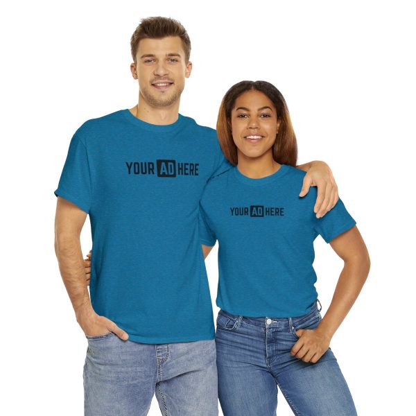 Your Ad Here Unisex Heavy Cotton T-Shirt - Image 154