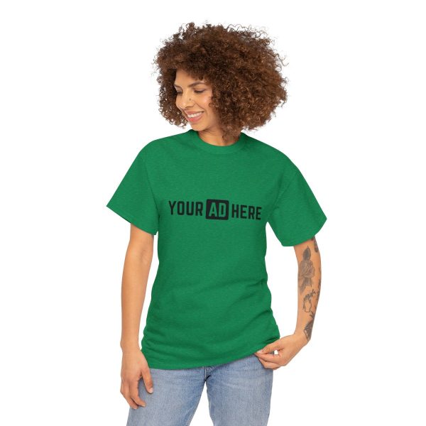 Your Ad Here Unisex Heavy Cotton T-Shirt - Image 97