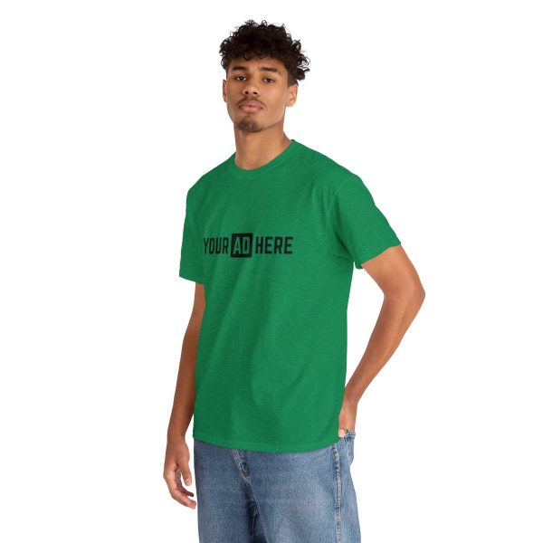 Your Ad Here Unisex Heavy Cotton T-Shirt - Image 102