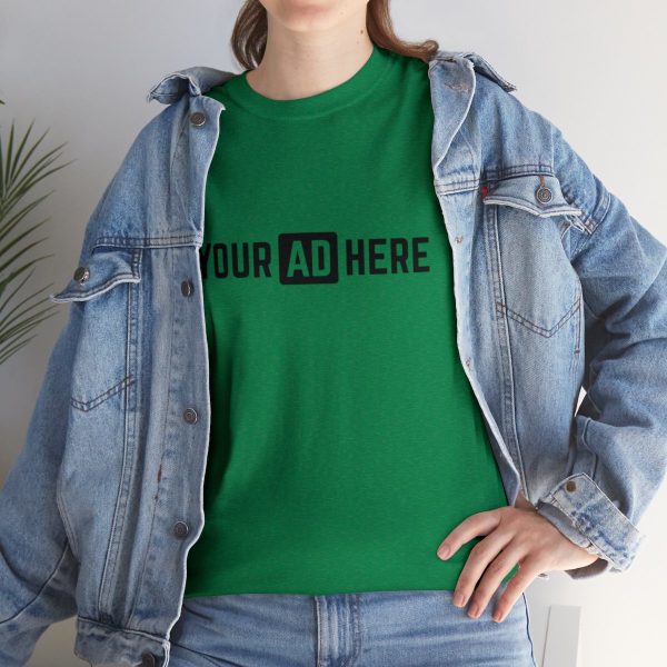 Your Ad Here Unisex Heavy Cotton T-Shirt - Image 105