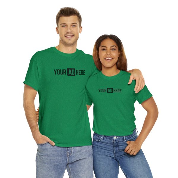 Your Ad Here Unisex Heavy Cotton T-Shirt - Image 106