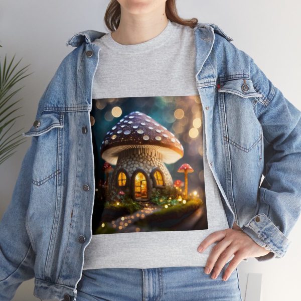 Mushroom Home Cotton T-Shirt - Image 33