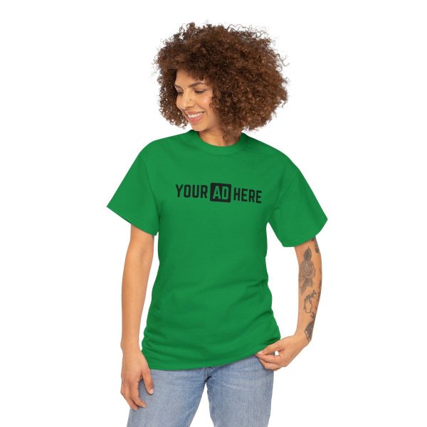 Your Ad Here Unisex Heavy Cotton T-Shirt - Image 109