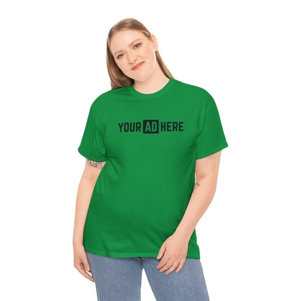 Your Ad Here Unisex Heavy Cotton T-Shirt - Image 112