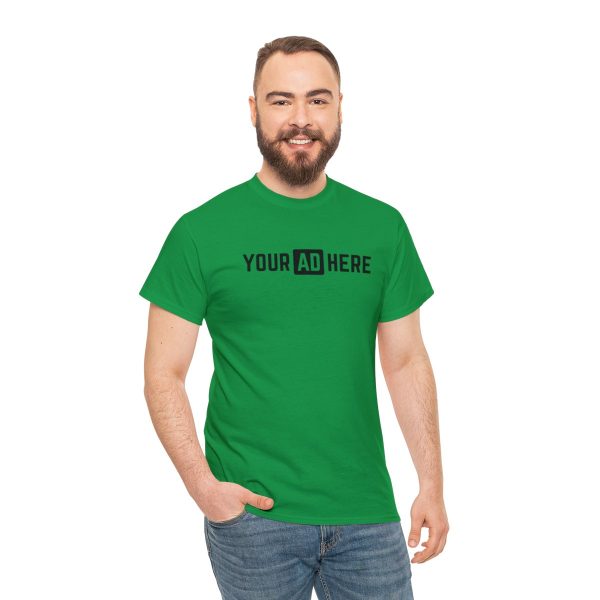 Your Ad Here Unisex Heavy Cotton T-Shirt - Image 113