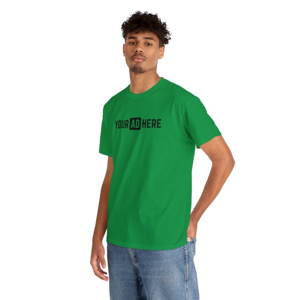 Your Ad Here Unisex Heavy Cotton T-Shirt - Image 114