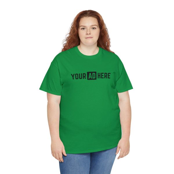 Your Ad Here Unisex Heavy Cotton T-Shirt - Image 115