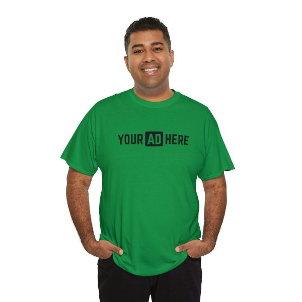 Your Ad Here Unisex Heavy Cotton T-Shirt - Image 116