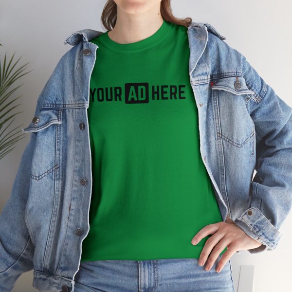 Your Ad Here Unisex Heavy Cotton T-Shirt - Image 117