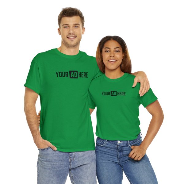 Your Ad Here Unisex Heavy Cotton T-Shirt - Image 118