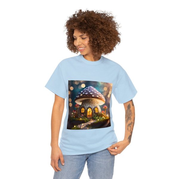 Mushroom Home Cotton T-Shirt - Image 133