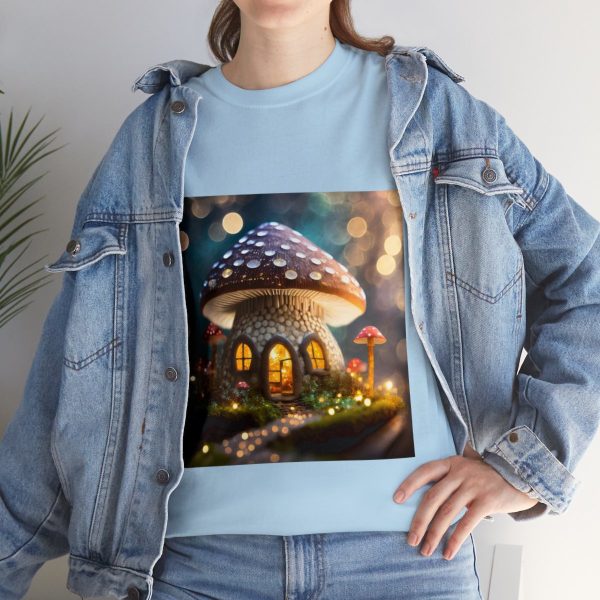 Mushroom Home Cotton T-Shirt - Image 141