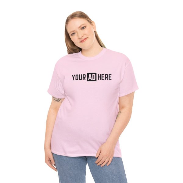Your Ad Here Unisex Heavy Cotton T-Shirt - Image 184