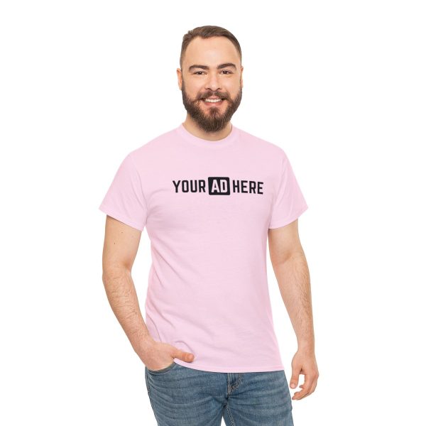 Your Ad Here Unisex Heavy Cotton T-Shirt - Image 185