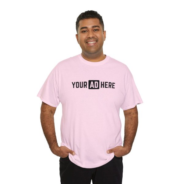 Your Ad Here Unisex Heavy Cotton T-Shirt - Image 188