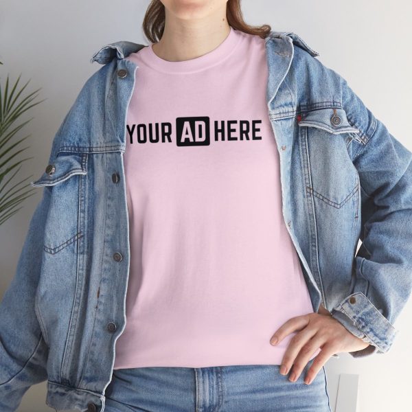 Your Ad Here Unisex Heavy Cotton T-Shirt - Image 189