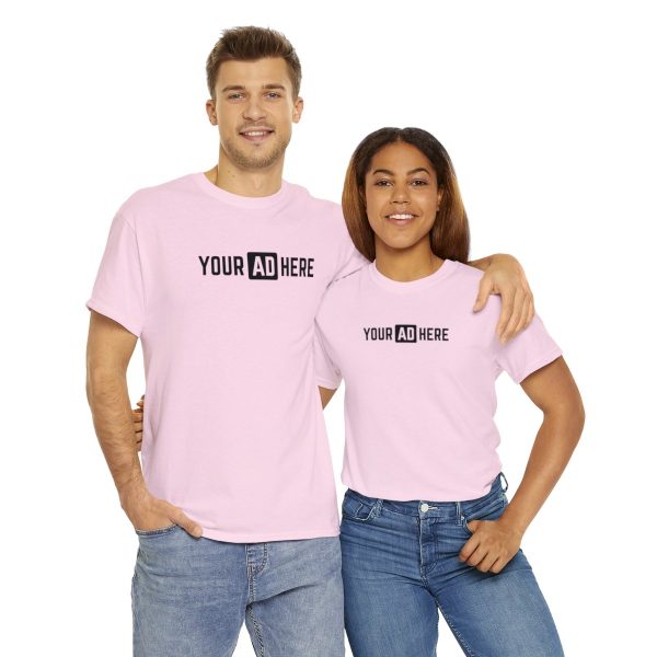 Your Ad Here Unisex Heavy Cotton T-Shirt - Image 190