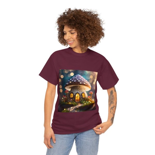 Mushroom Home Cotton T-Shirt - Image 73