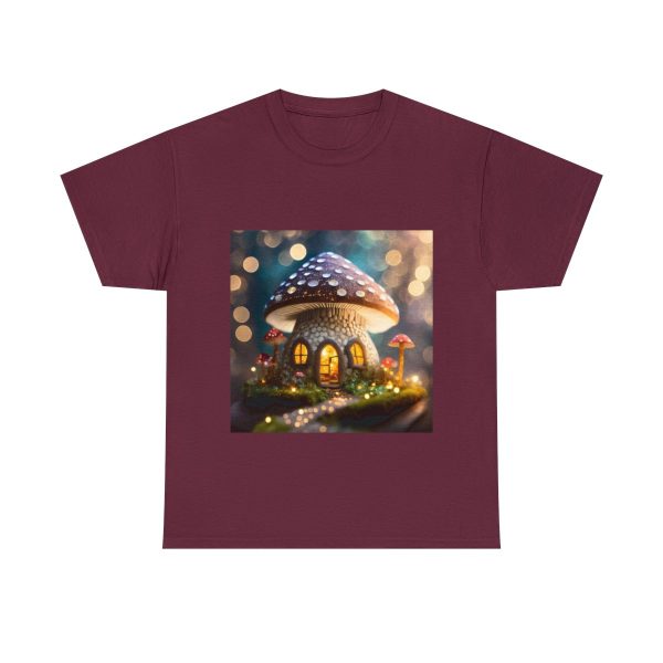 Mushroom Home Cotton T-Shirt - Image 74
