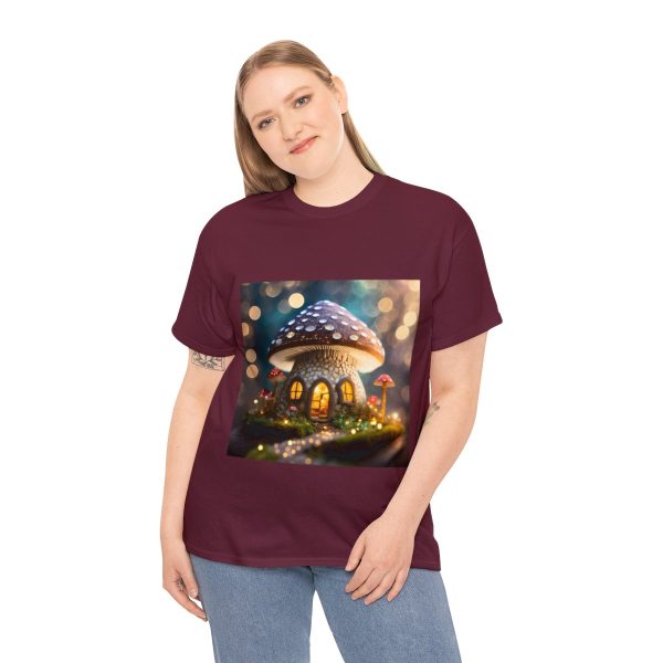 Mushroom Home Cotton T-Shirt - Image 76