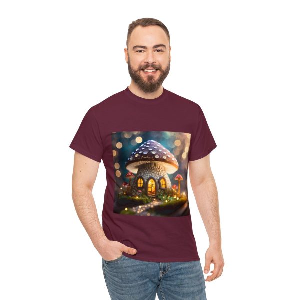 Mushroom Home Cotton T-Shirt - Image 77