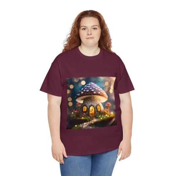 Mushroom Home Cotton T-Shirt - Image 79