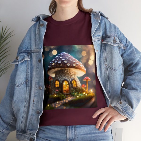 Mushroom Home Cotton T-Shirt - Image 81