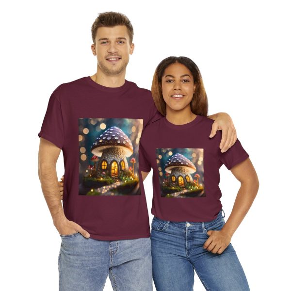 Mushroom Home Cotton T-Shirt - Image 82