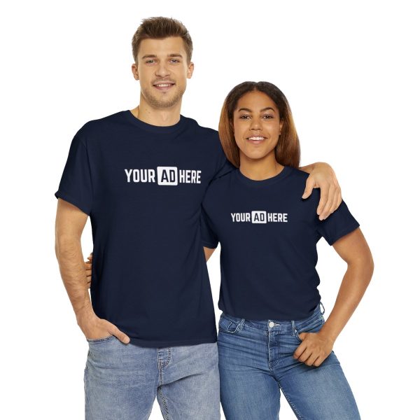 Your Ad Here Unisex Heavy Cotton T-Shirt - Image 178