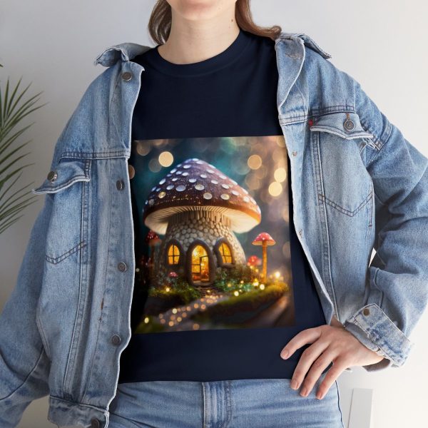 Mushroom Home Cotton T-Shirt - Image 165