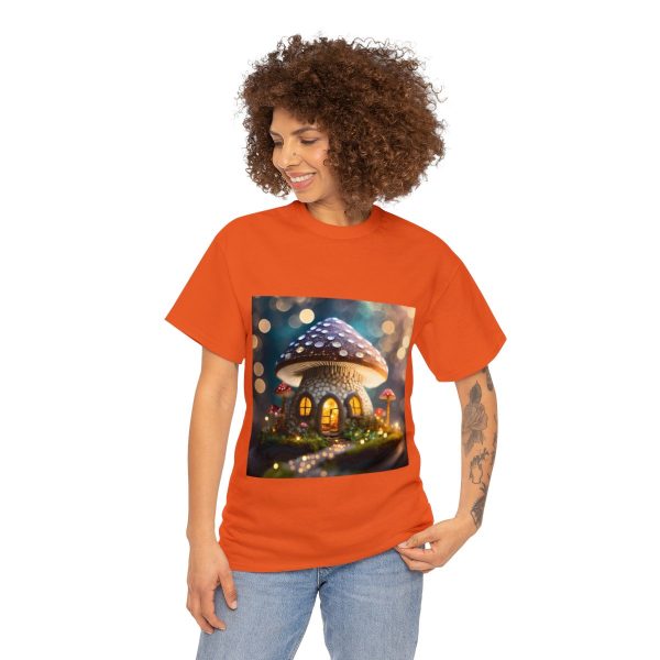 Mushroom Home Cotton T-Shirt - Image 61