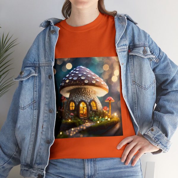 Mushroom Home Cotton T-Shirt - Image 69