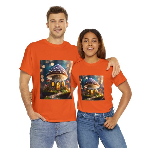 Mushroom Home Cotton T-Shirt - Image 70