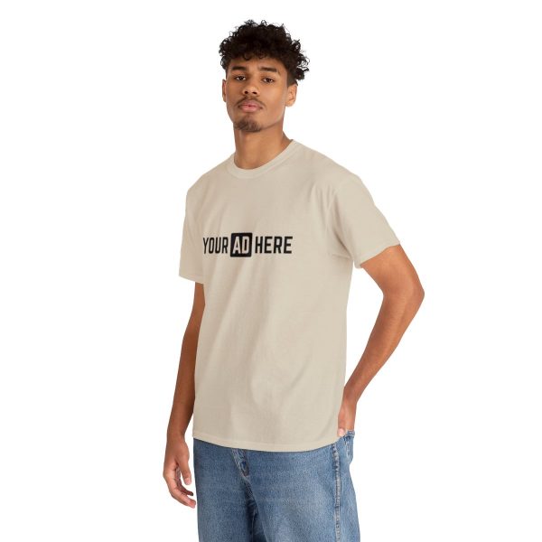 Your Ad Here Unisex Heavy Cotton T-Shirt - Image 42