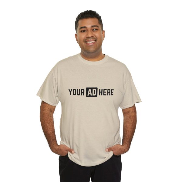 Your Ad Here Unisex Heavy Cotton T-Shirt - Image 44