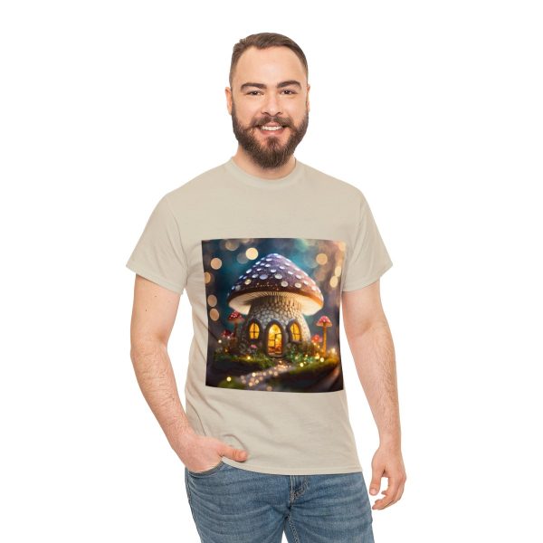 Mushroom Home Cotton T-Shirt - Image 5