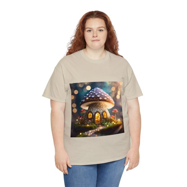 Mushroom Home Cotton T-Shirt - Image 7
