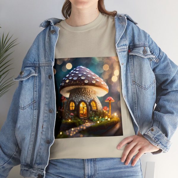 Mushroom Home Cotton T-Shirt - Image 9