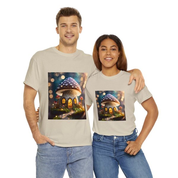 Mushroom Home Cotton T-Shirt - Image 10