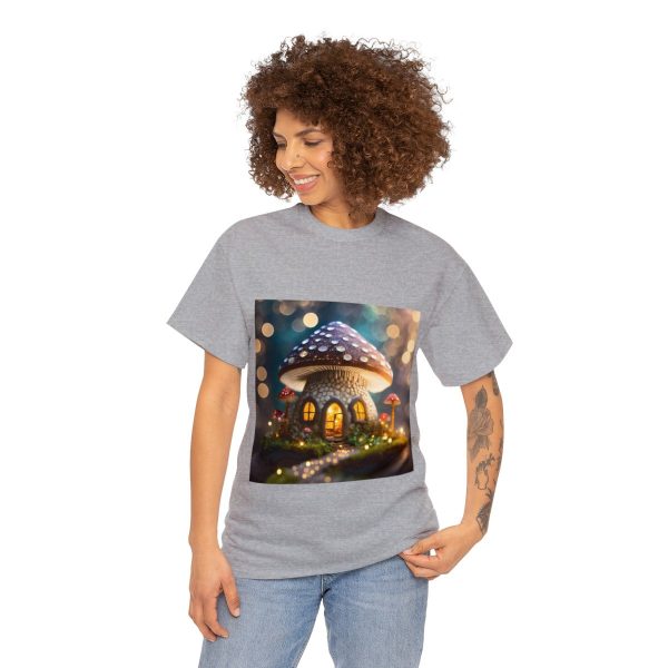 Mushroom Home Cotton T-Shirt - Image 49