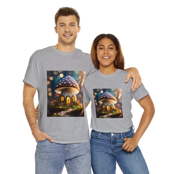 Mushroom Home Cotton T-Shirt - Image 58