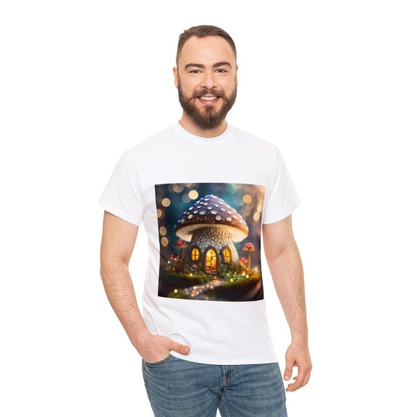 Mushroom Home Cotton T-Shirt - Image 17