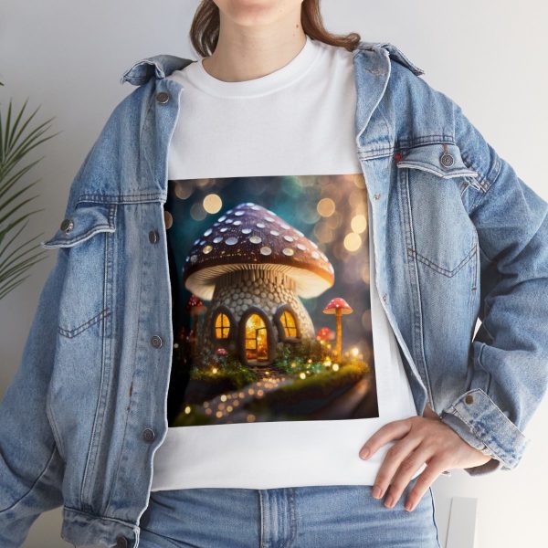 Mushroom Home Cotton T-Shirt - Image 21