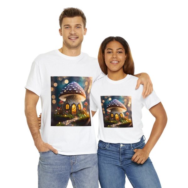 Mushroom Home Cotton T-Shirt - Image 22