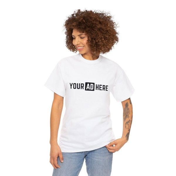 Your Ad Here Unisex Heavy Cotton T-Shirt - Image 13