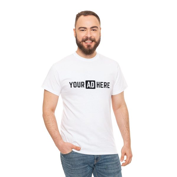 Your Ad Here Unisex Heavy Cotton T-Shirt - Image 17
